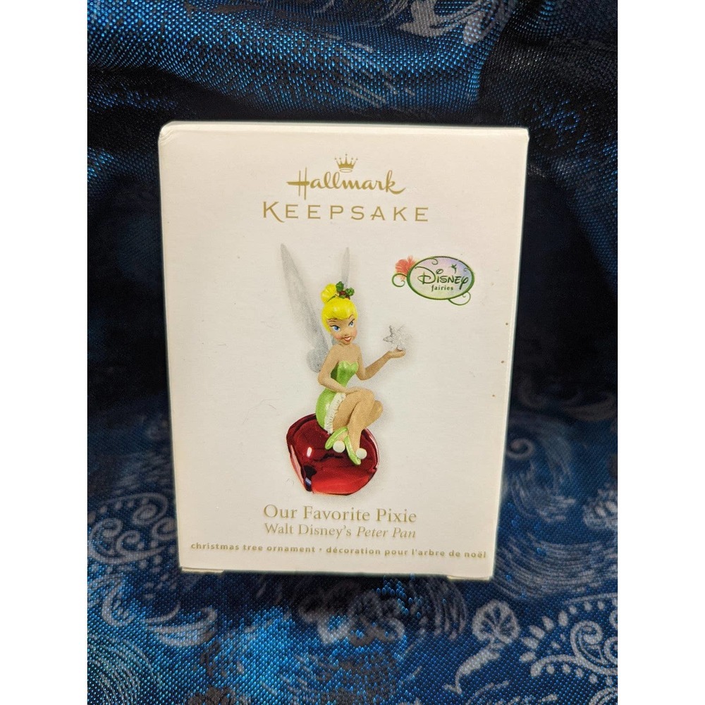 Hallmark Keepsake Disney Fairies Tinkerbell Peter Pan Christmas Ornament